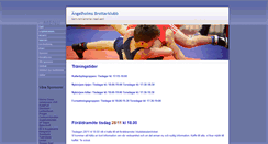 Desktop Screenshot of angelholmsbrottarklubb.se